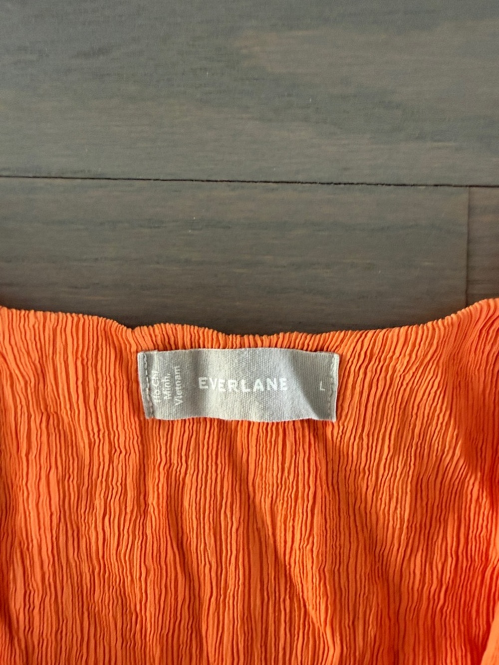 Everlane Vibrant Orange Sleeveless Midi Dress - Picture 2 of 2